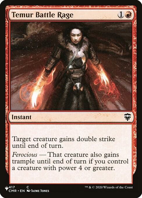 Temur Battle Rage (CMR) (417) [The List]