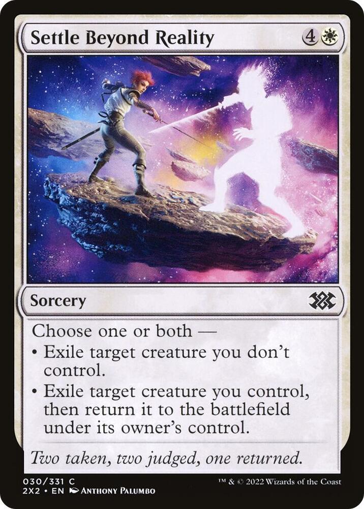Settle Beyond Reality (30) [Double Masters 2022]