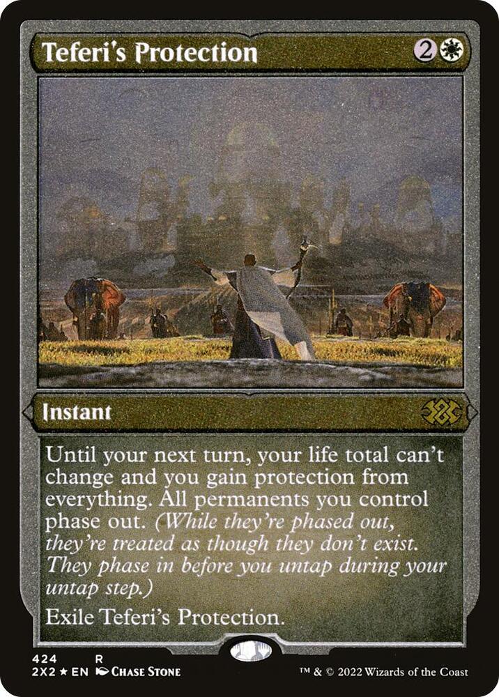 Teferi's Protection (Foil Etched) (424) [Double Masters 2022]