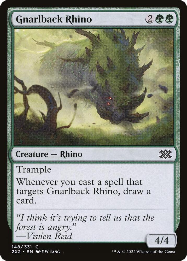 Gnarlback Rhino (148) [Double Masters 2022]