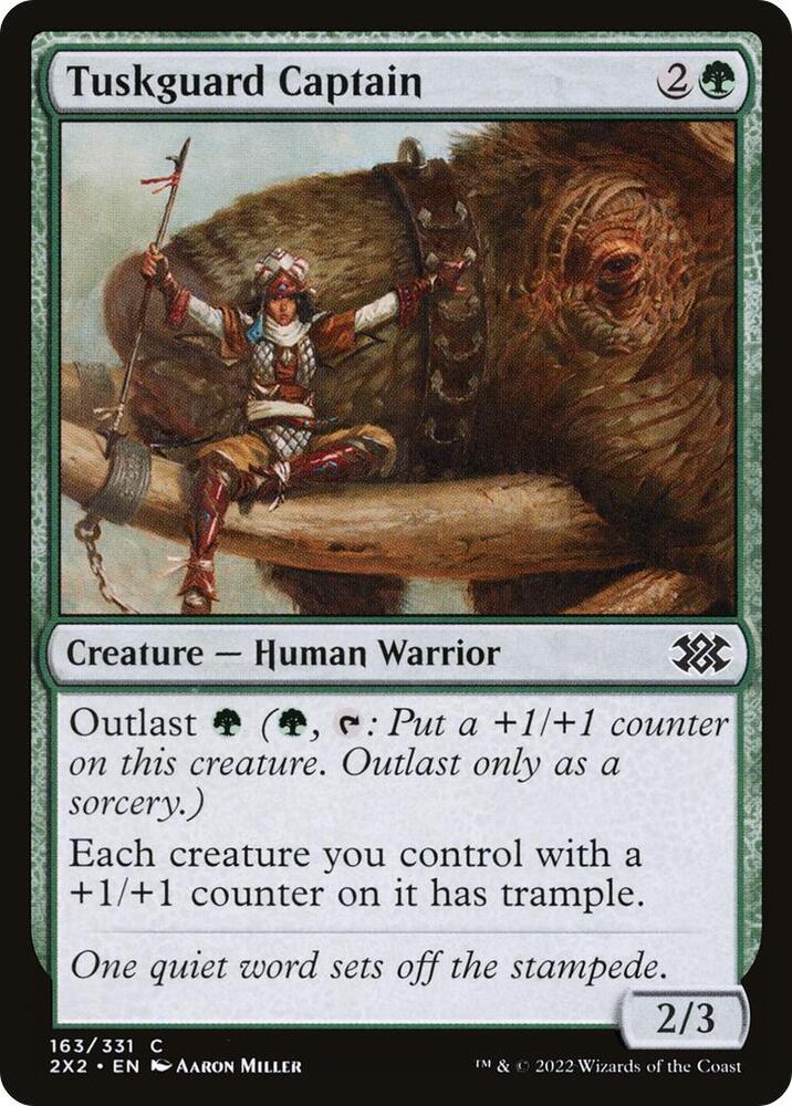 Tuskguard Captain (163) [Double Masters 2022]