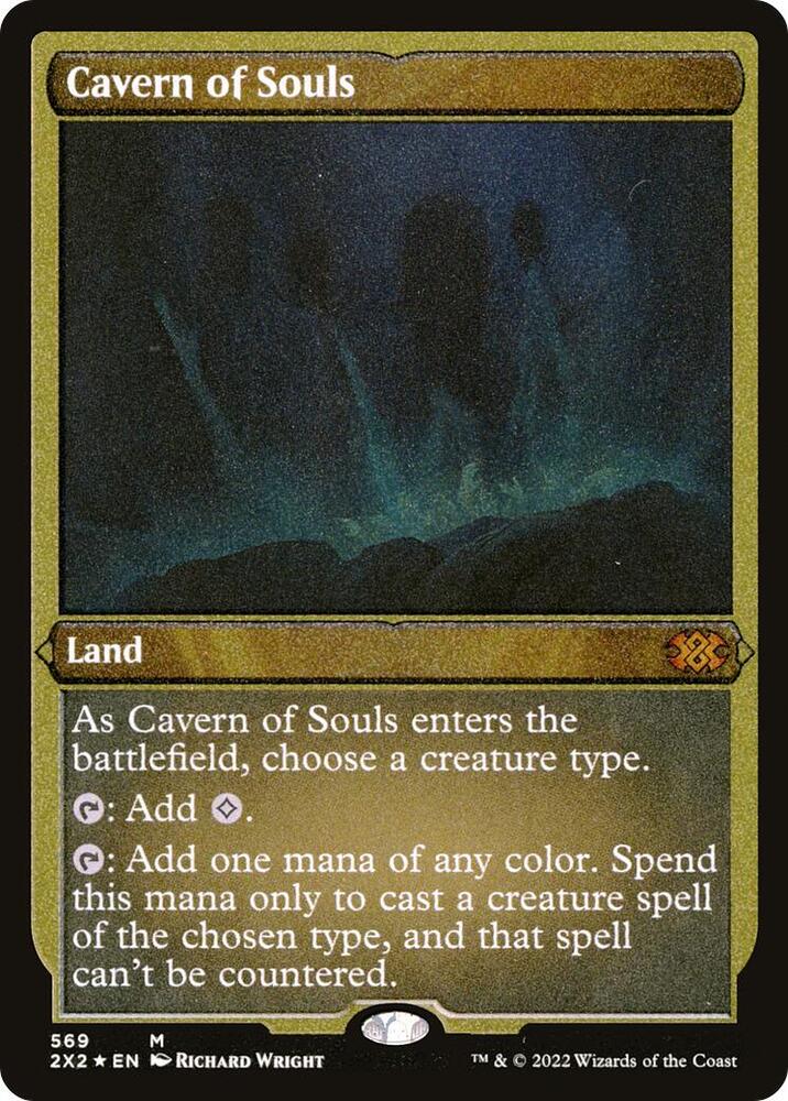 Cavern of Souls (Foil Etched) (569) [Double Masters 2022] [Etched]