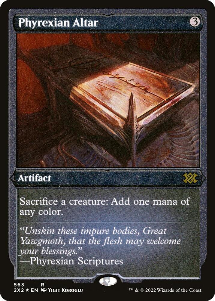 Phyrexian Altar (Foil Etched) (563) [Double Masters 2022]