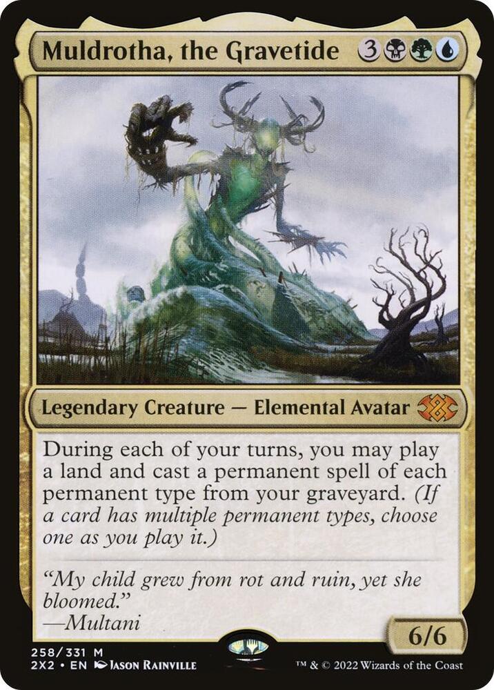 Muldrotha, the Gravetide (258) [Double Masters 2022]
