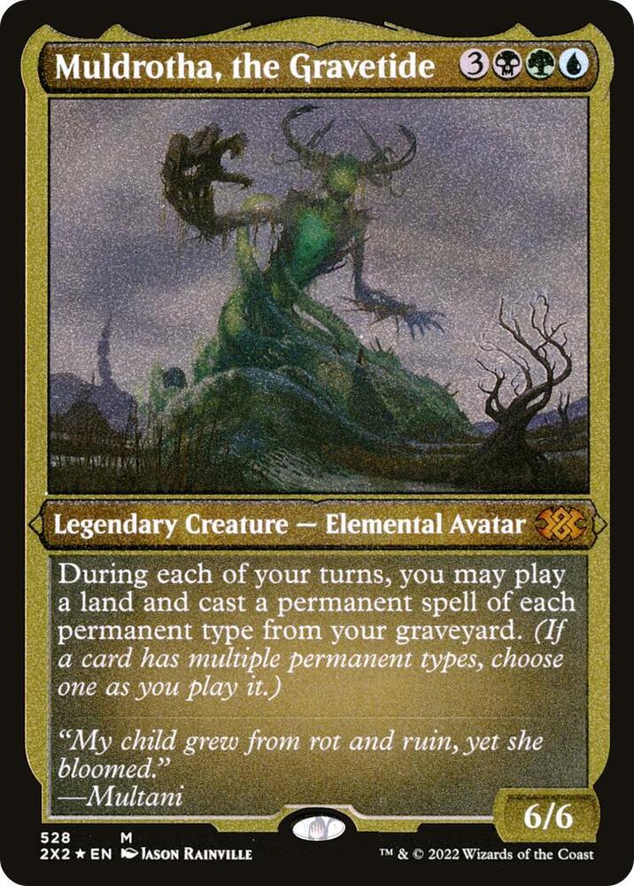 Muldrotha, the Gravetide (Foil Etched) (528) [Double Masters 2022]