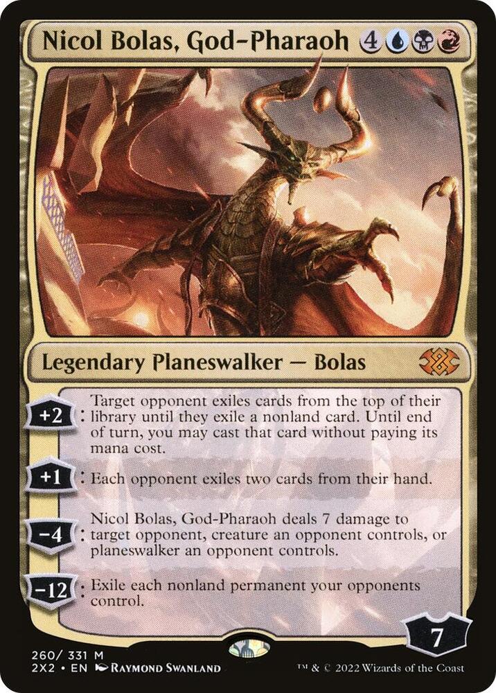 Nicol Bolas, God-Pharaoh (260) [Double Masters 2022]