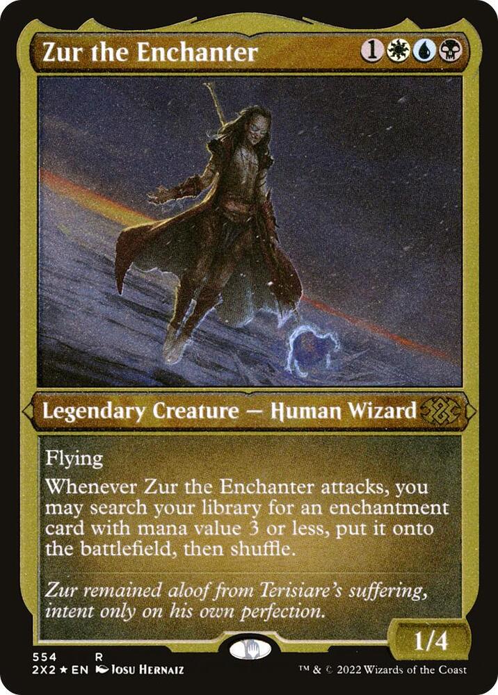 Zur the Enchanter (Foil Etched) (554) [Double Masters 2022]
