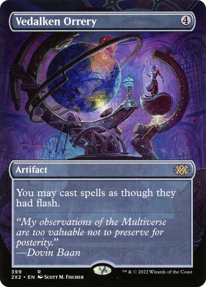 Vedalken Orrery (Borderless) (399) [Double Masters 2022] [Borderless]