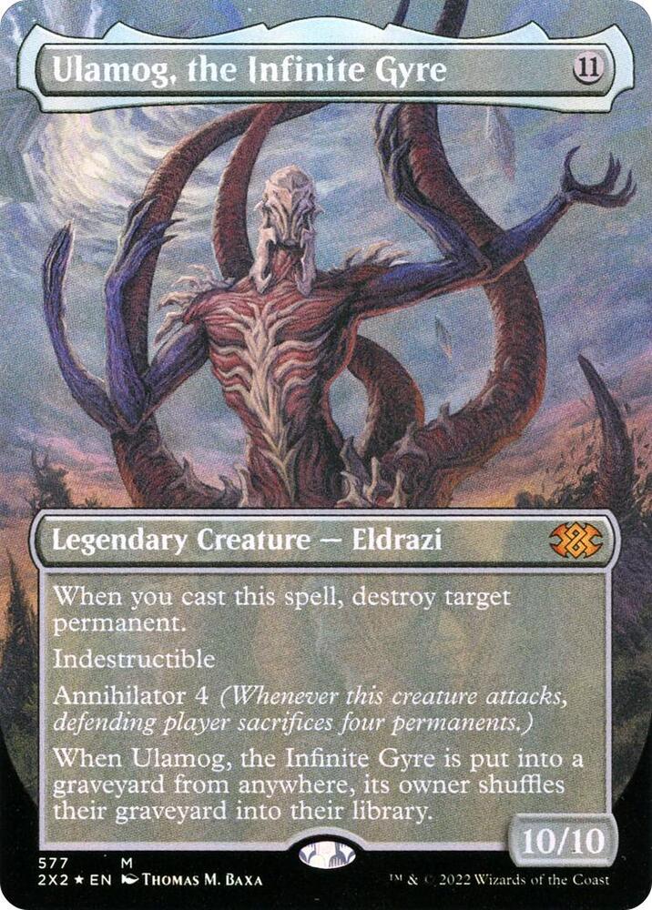 Ulamog, the Infinite Gyre (Textured Foil) (577) [Double Masters 2022] [Borderless]