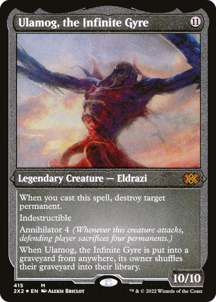 Ulamog, the Infinite Gyre (Foil Etched) (415) [Double Masters 2022]
