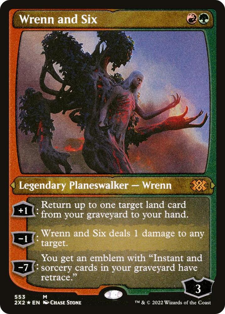 Wrenn and Six (Foil Etched) (553) [Double Masters 2022]