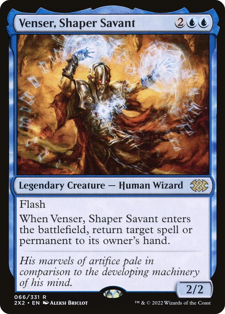 Venser, Shaper Savant (66) [Double Masters 2022]