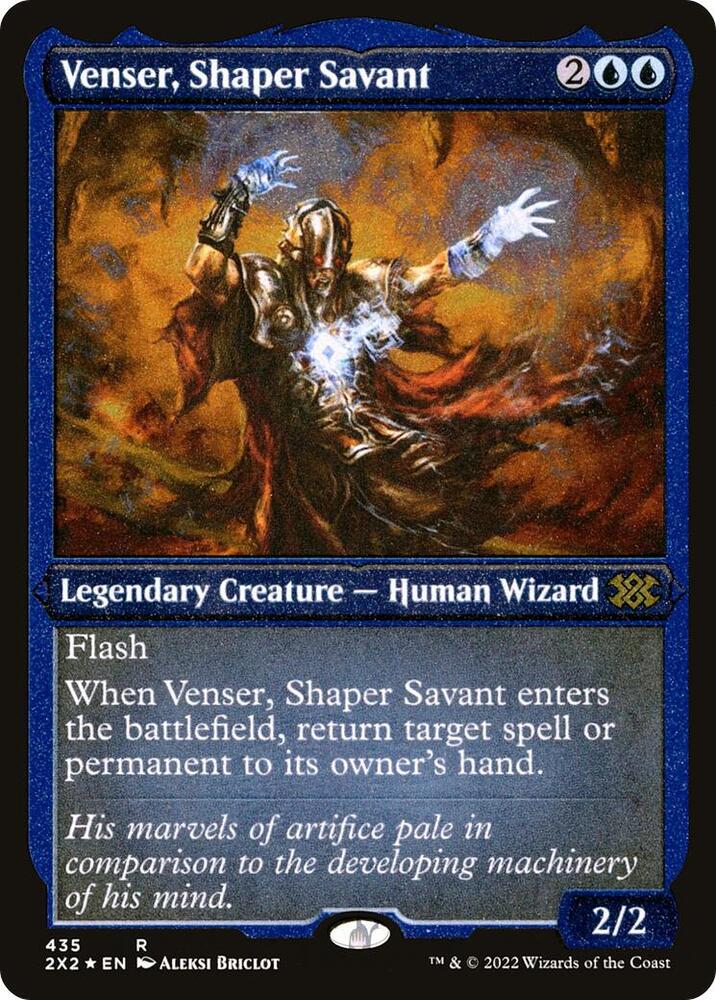 Venser, Shaper Savant (Foil Etched) (435) [Double Masters 2022]