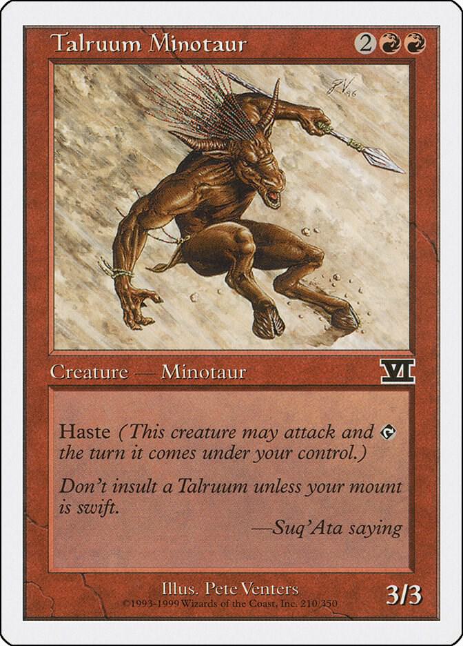 Talruum Minotaur (210) [Classic Sixth Edition]