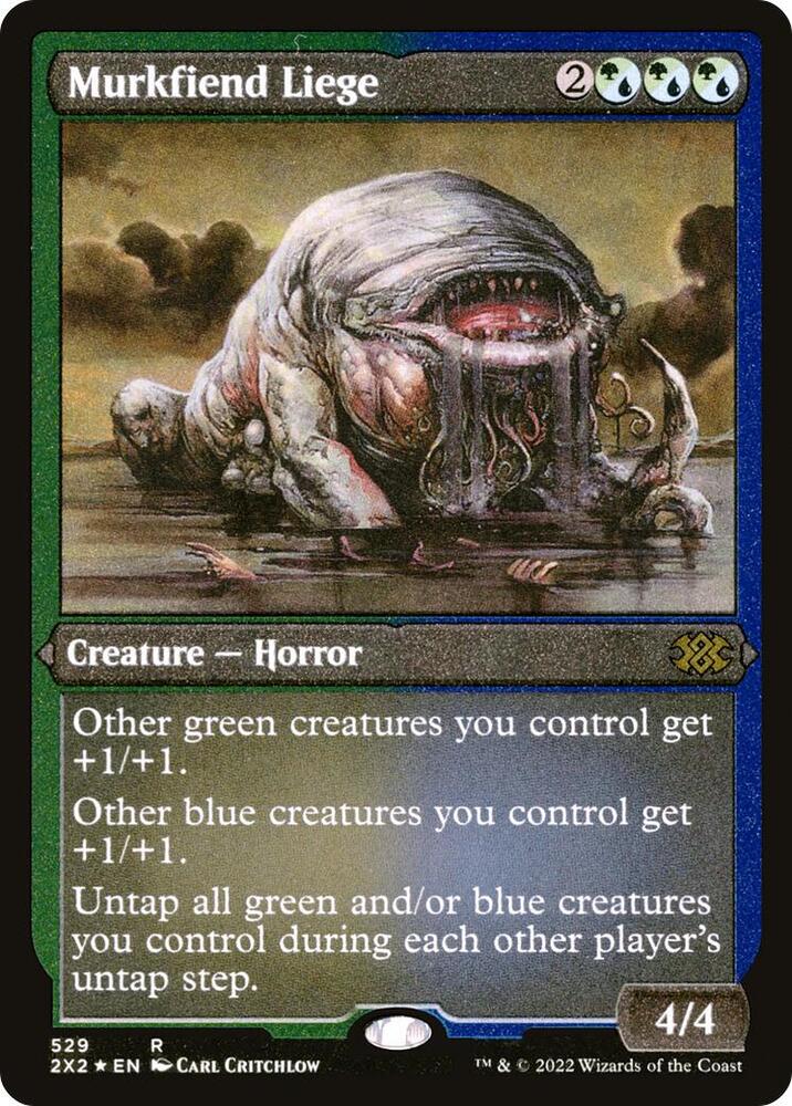Murkfiend Liege (Foil Etched) (529) [Double Masters 2022]