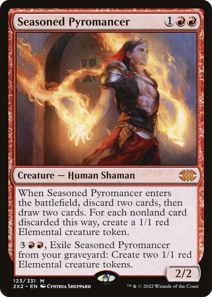 Seasoned Pyromancer (123) [Double Masters 2022]