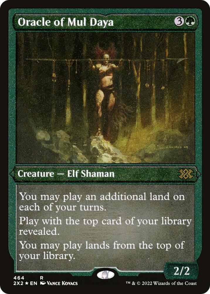 Oracle of Mul Daya (Foil Etched) (464) [Double Masters 2022]