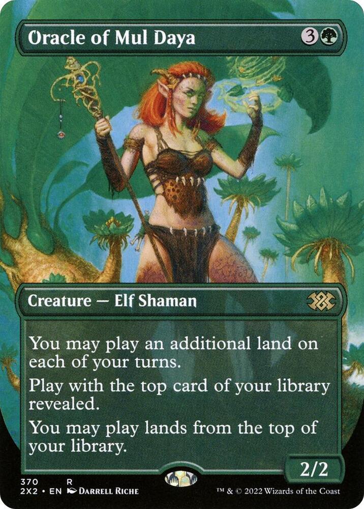 Oracle of Mul Daya (Borderless) (370) [Double Masters 2022] [Borderless]