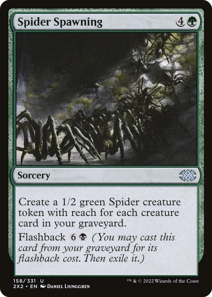 Spider Spawning (158) [Double Masters 2022]