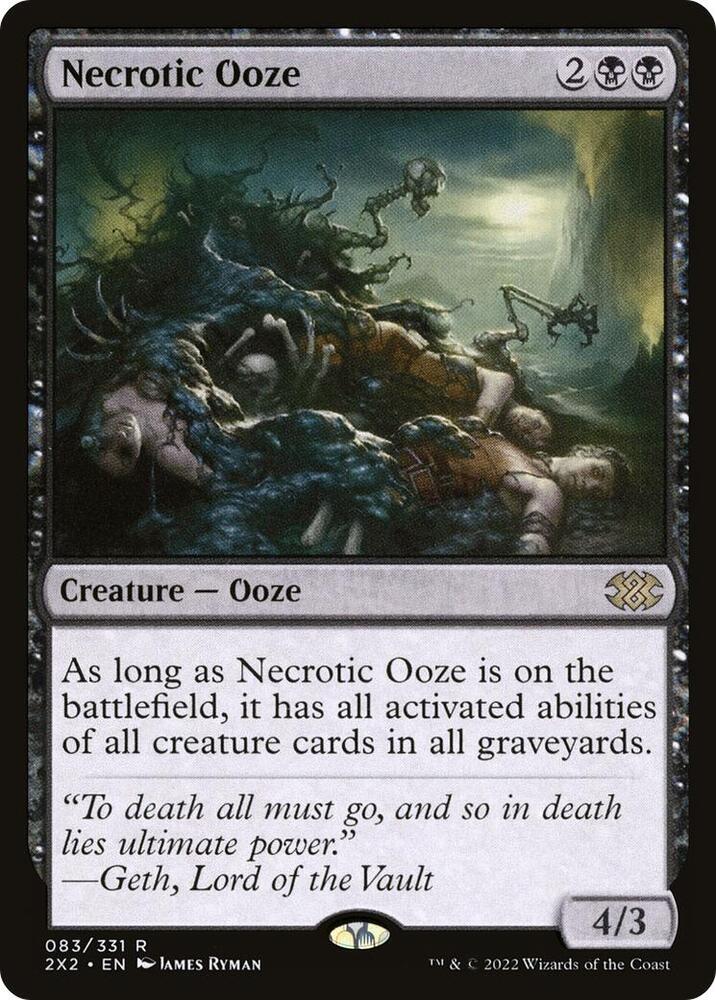 Necrotic Ooze (83) [Double Masters 2022]