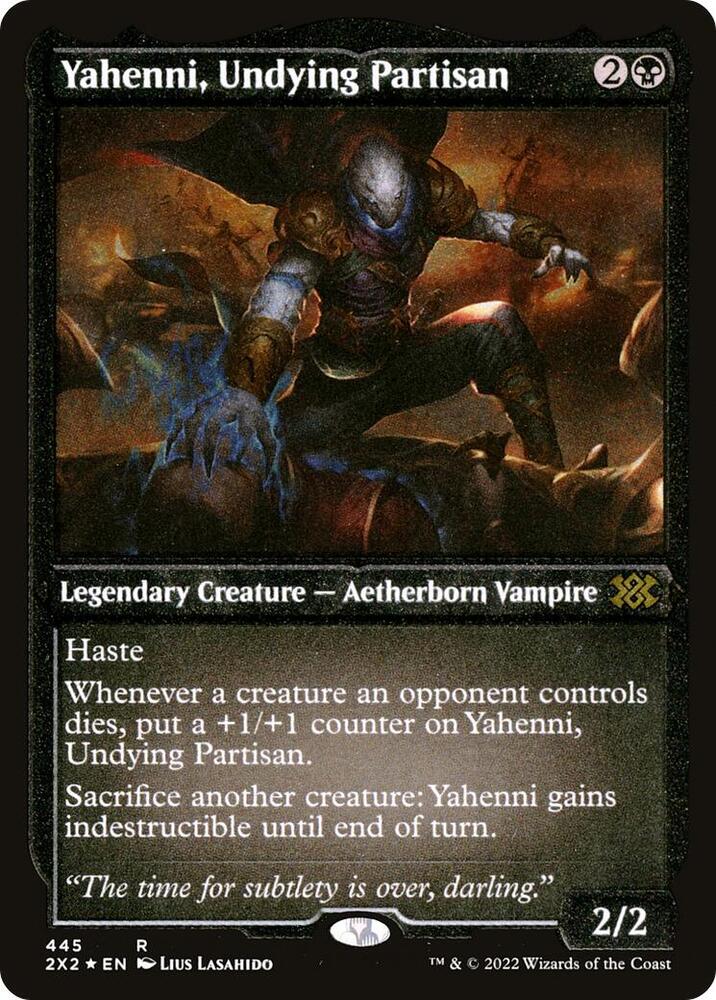 Yahenni, Undying Partisan (Foil Etched) (445) [Double Masters 2022]