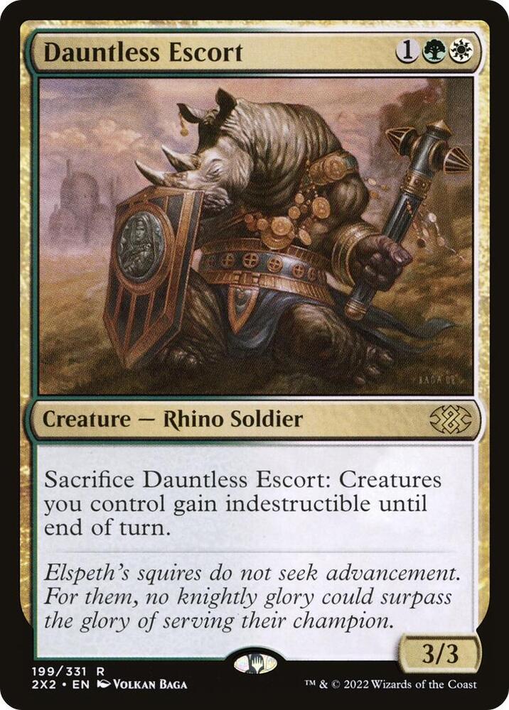 Dauntless Escort (199) [Double Masters 2022]