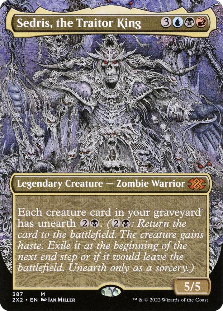 Sedris, the Traitor King (Borderless) (387) [Double Masters 2022] [Borderless]