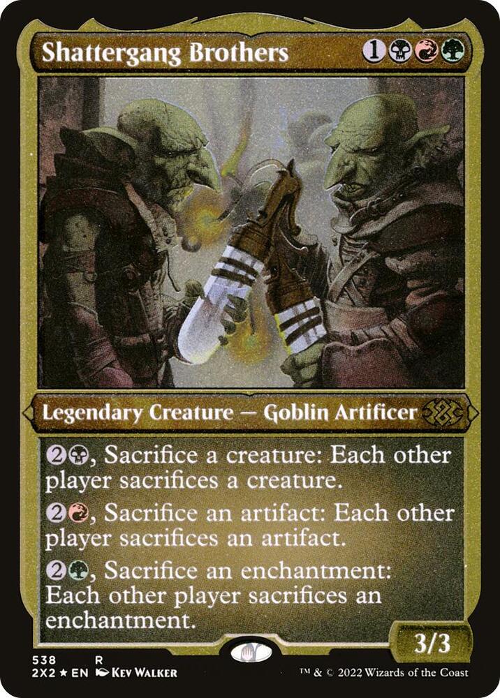 Shattergang Brothers (Foil Etched) (538) [Double Masters 2022]