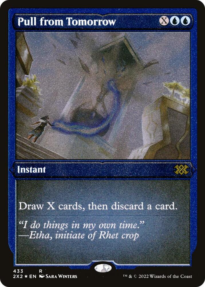 Pull from Tomorrow (Foil Etched) (433) [Double Masters 2022]