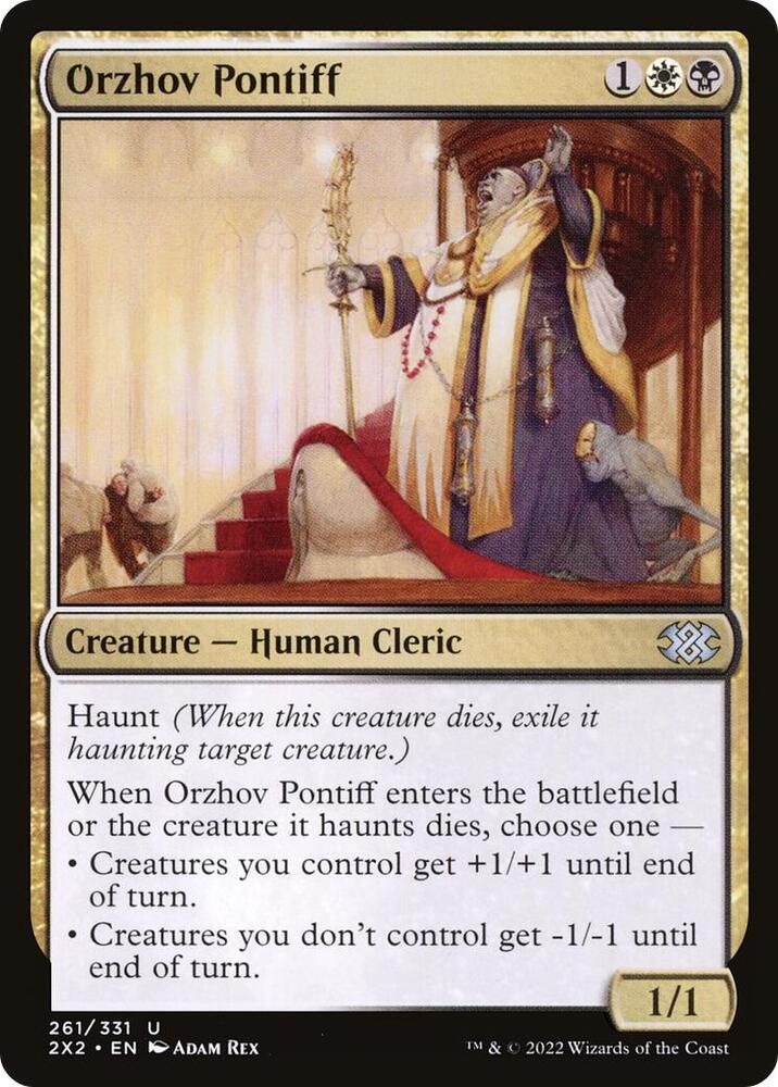 Orzhov Pontiff (261) [Double Masters 2022]