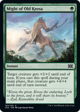 Might of Old Krosa (153) [Double Masters 2022]