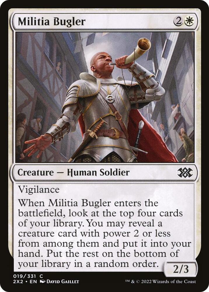 Militia Bugler (19) [Double Masters 2022]