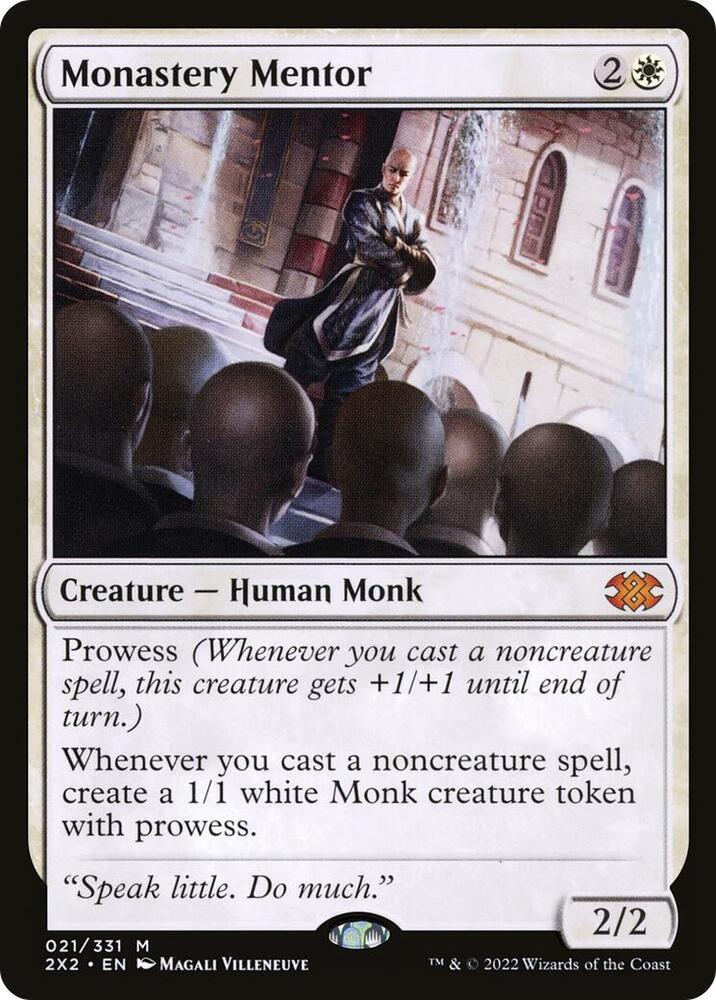 Monastery Mentor (21) [Double Masters 2022]
