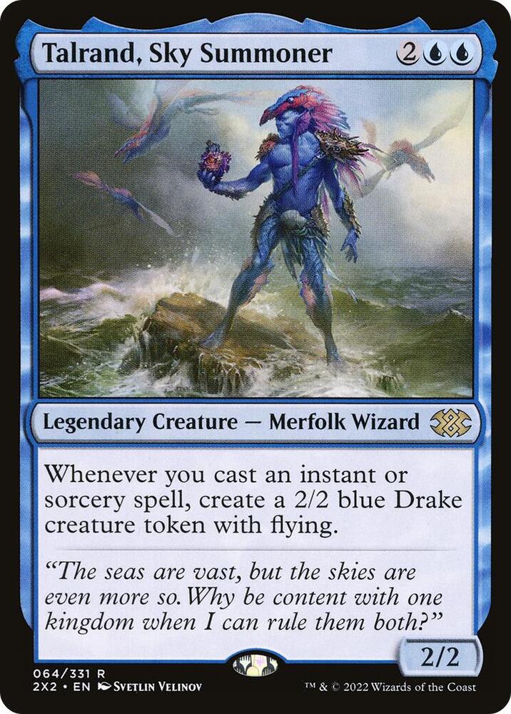 Talrand, Sky Summoner (64) [Double Masters 2022]