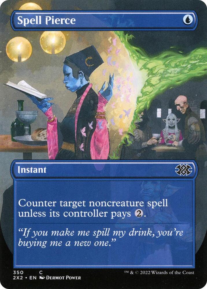 Spell Pierce (Borderless) (350) [Double Masters 2022] [Borderless]