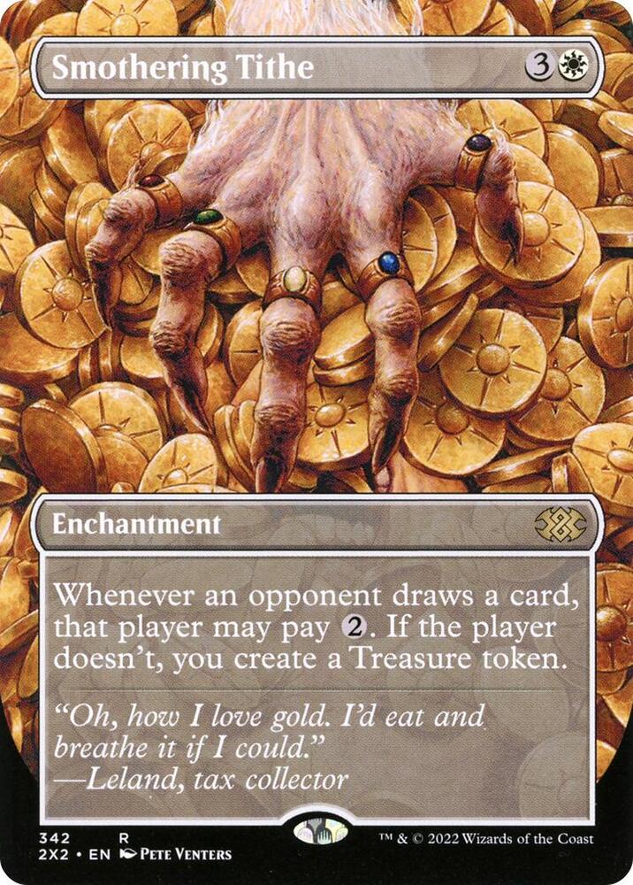 Smothering Tithe (Borderless) (342) [Double Masters 2022] [Borderless]