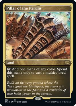 Pillar of the Paruns (Foil Etched) (572) [Double Masters 2022] [Etched]