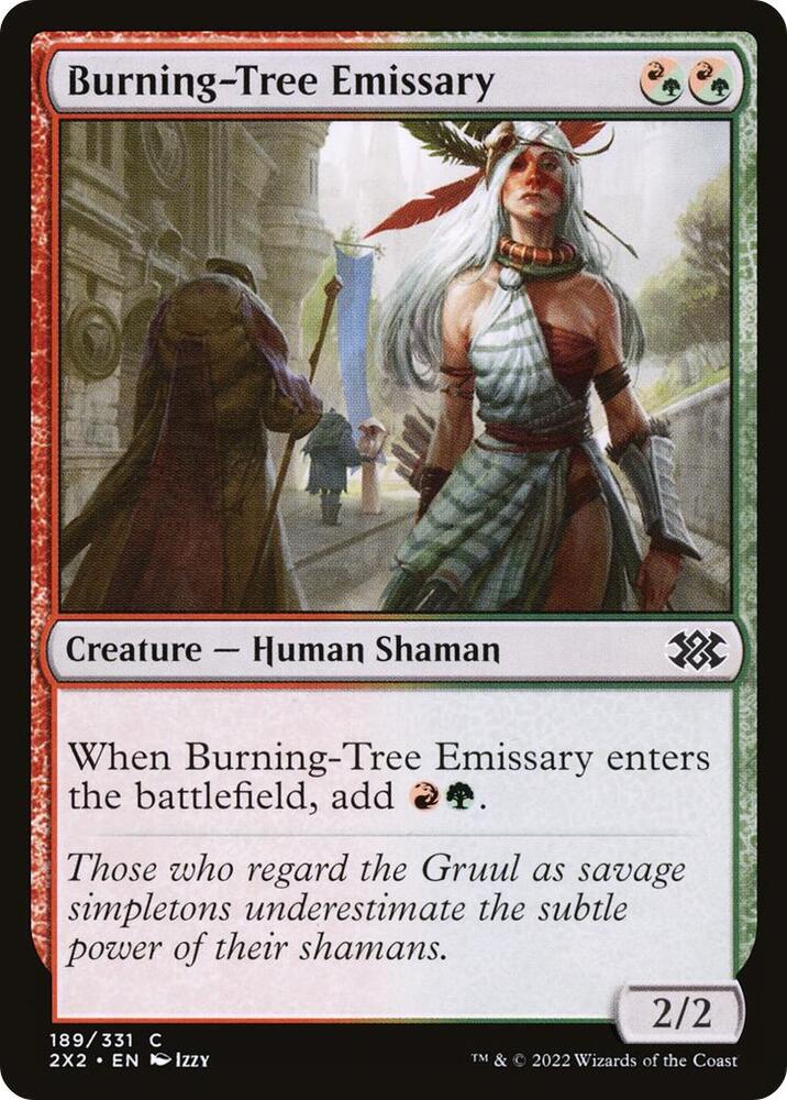 Burning-Tree Emissary (189) [Double Masters 2022]