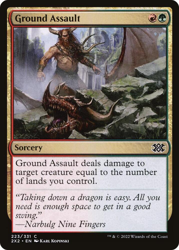 Ground Assault (223) [Double Masters 2022]