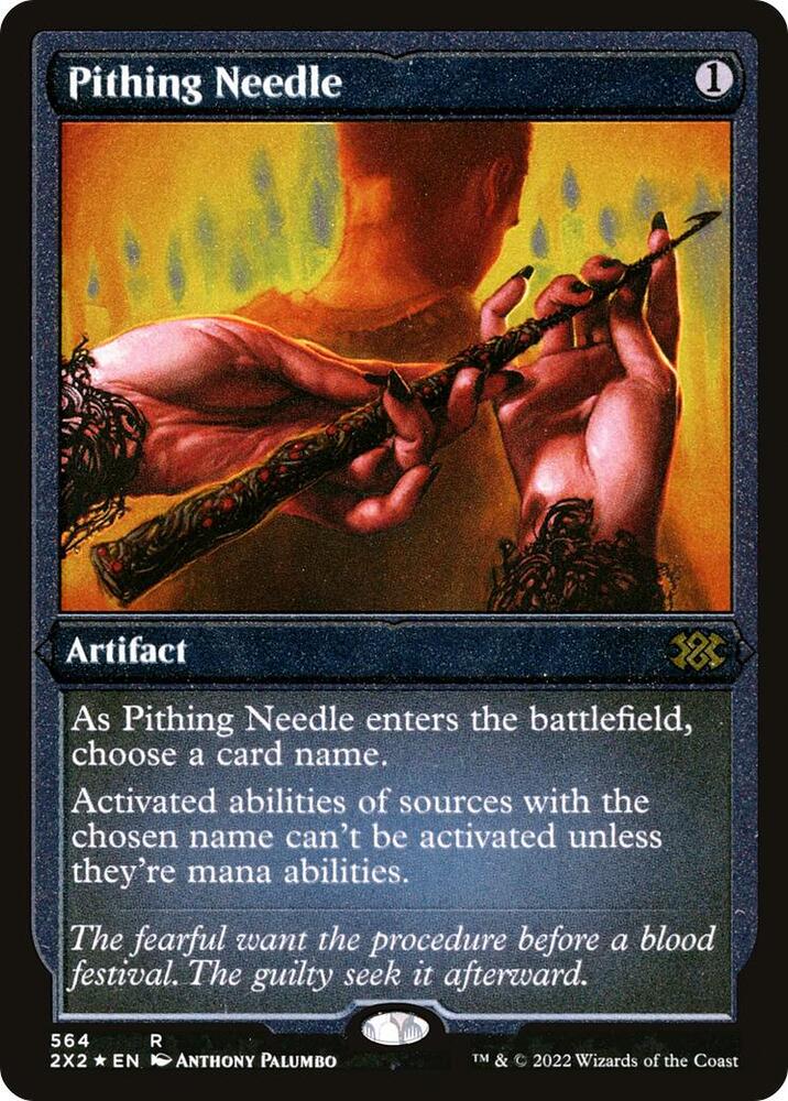 Pithing Needle (Foil Etched) (564) [Double Masters 2022]