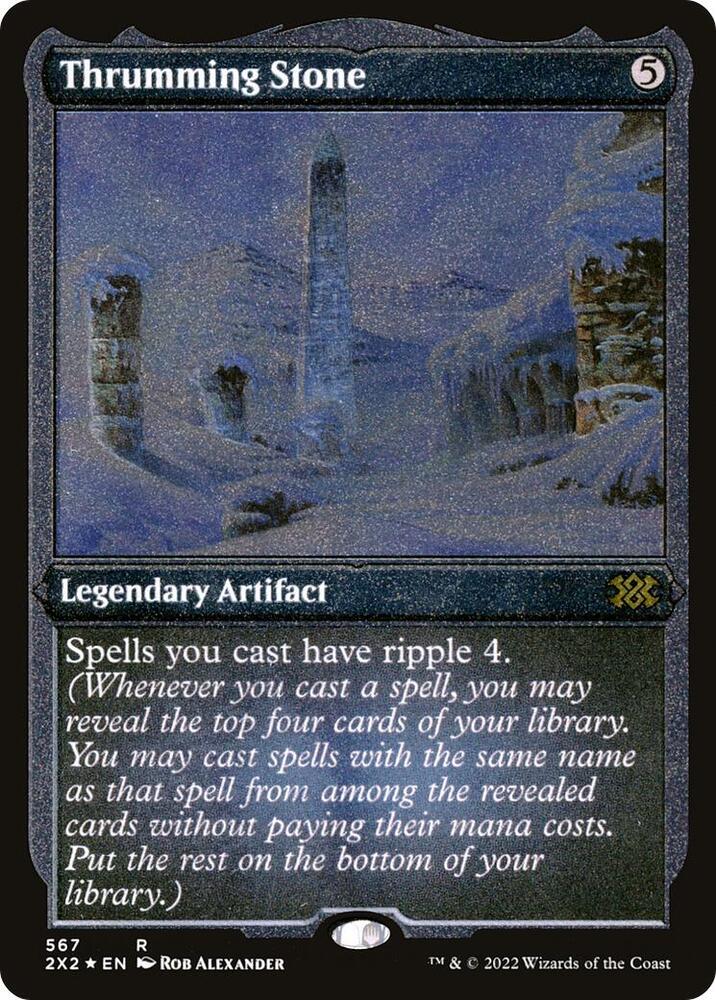 Thrumming Stone (Foil Etched) (567) [Double Masters 2022]