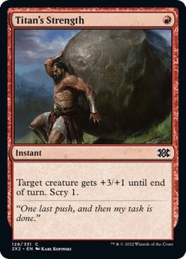 Titan's Strength (128) [Double Masters 2022]