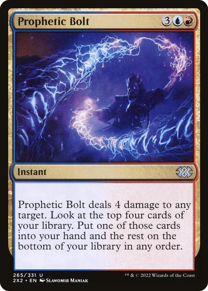 Prophetic Bolt (265) [Double Masters 2022]
