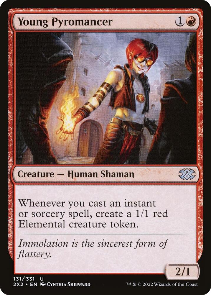 Young Pyromancer (131) [Double Masters 2022]