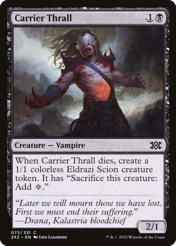 Carrier Thrall (72) [Double Masters 2022]