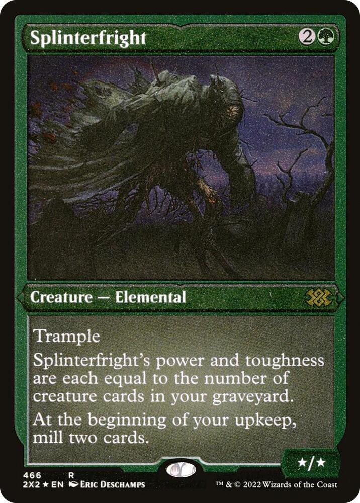 Splinterfright (Foil Etched) (466) [Double Masters 2022]