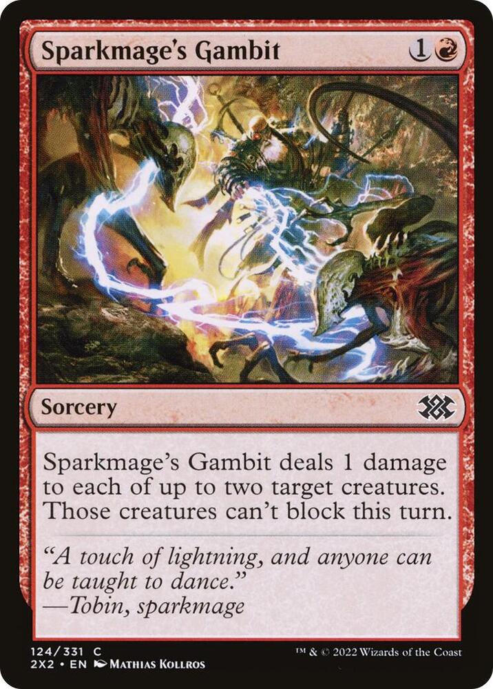 Sparkmage's Gambit (124) [Double Masters 2022]