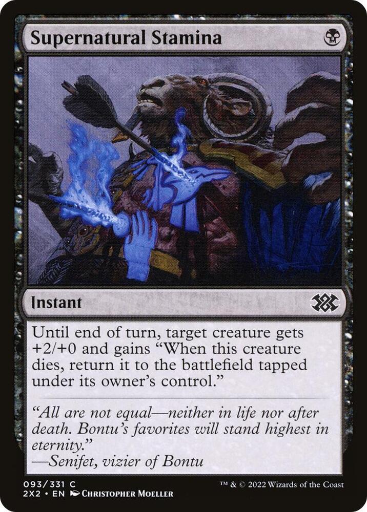 Supernatural Stamina (93) [Double Masters 2022]