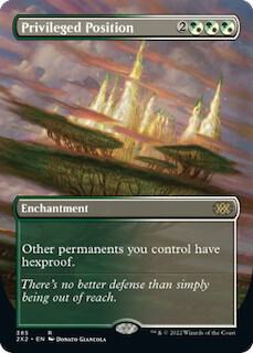 Privileged Position (Borderless) (385) [Double Masters 2022] [Borderless]