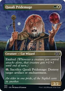 Qasali Pridemage (Borderless) (386) [Double Masters 2022] [Borderless]